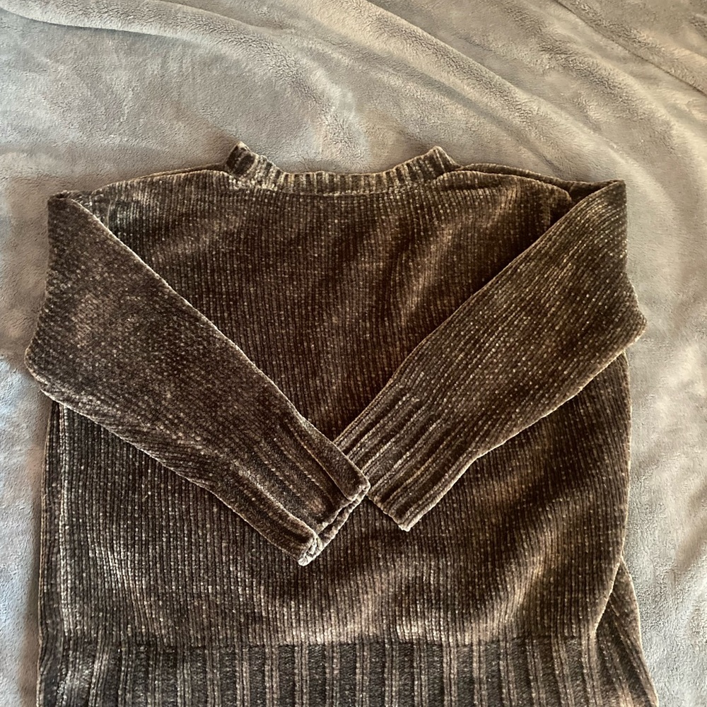 Fuzzy Knitted Sweater